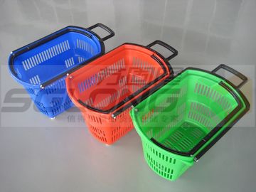 중국 경량 슈퍼마켓 바구니, 플라스틱 식료품류 바구니 고성능 협력 업체